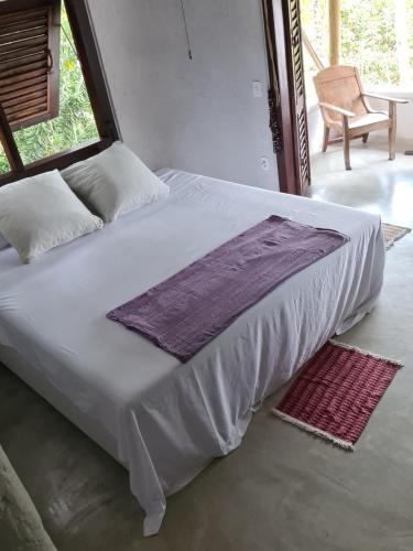Postel nebo postele na pokoji v ubytování Oca 1 Casa Beira Mar