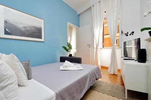 Postel nebo postele na pokoji v ubytování Piazza di Spagna Domus