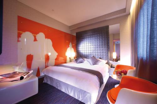 Кровать или кровати в номере Hotel Re! @ Pearl's Hill