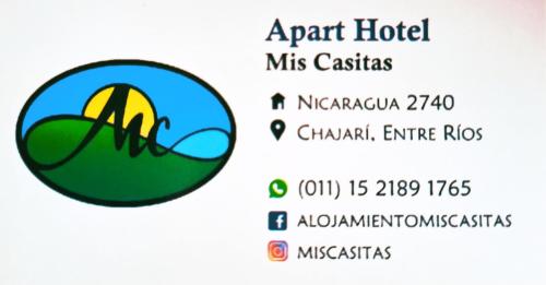 Certificado, premio, señal o documento que está expuesto en Mis Casitas