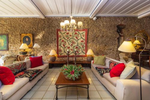 Ruang duduk di Pousada Porto Imperial