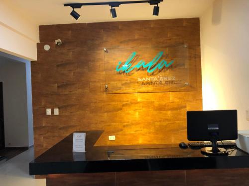 TV a/nebo společenská místnost v ubytování ikala Santa Cruz