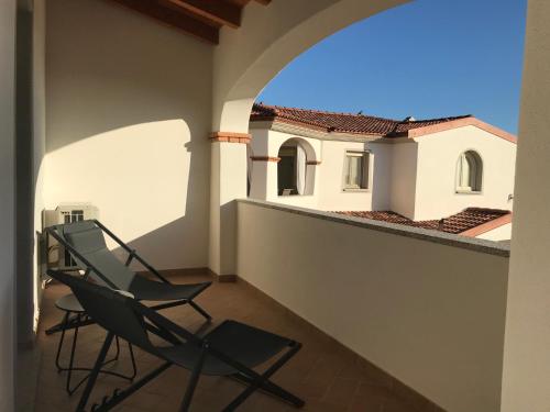 Un balcón o terraza de Residenza Limpiddu