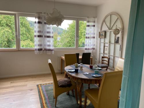 Posezení v ubytování Gästewohnung Mosbach