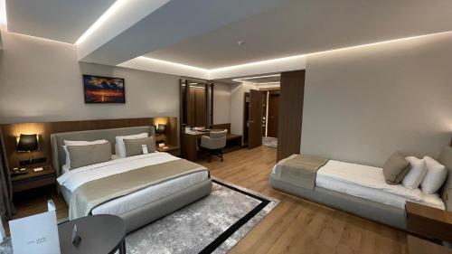 Cama o camas de una habitación en Vital Hotel Fulya Istanbul Sisli