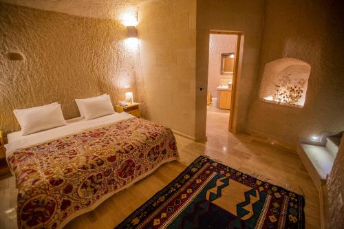 Maze Of Cappadocia Hotelにあるベッド