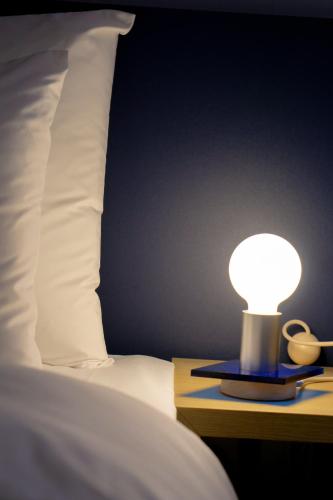 Object AanK Hotel Gumiにあるベッド