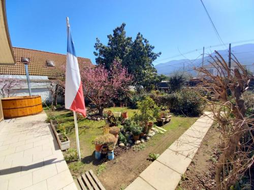 Jardín al aire libre en Beolmuelodge