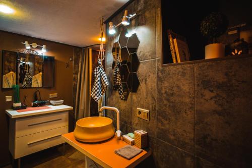 Vonios kambarys apgyvendinimo įstaigoje Resort "Lavenders Dream SPA"