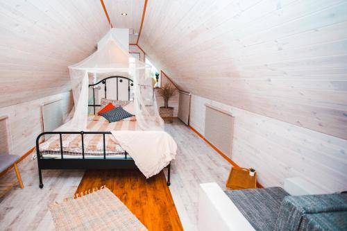 Krevet ili kreveti u jedinici u okviru objekta Resort "Lavenders Dream SPA"