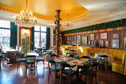 Un lugar para sentarse en Hotel Epidamn Boutique & Spa