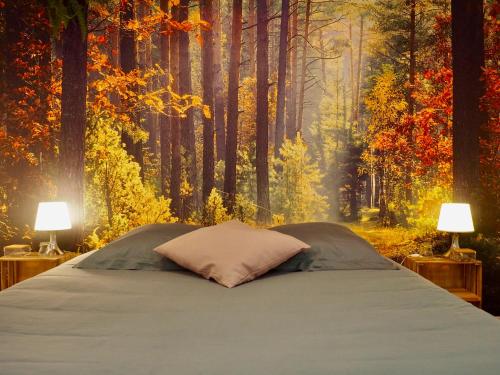 Postel nebo postele na pokoji v ubytování Studio Camino Real