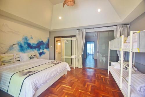 Katil atau katil-katil dalam bilik di Zen Chi Hua Hin