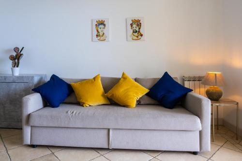 Χώρος καθιστικού στο Taormina Lux & Elite Apartments - Taormina Holidays