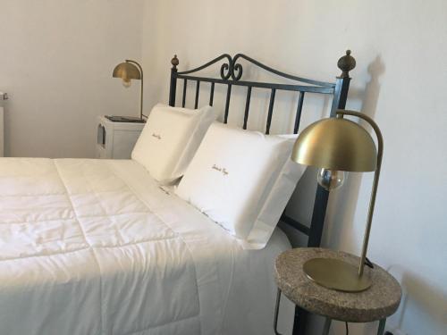 Postel nebo postele na pokoji v ubytování Quinta da Corga
