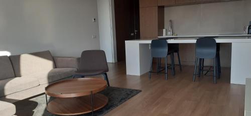 Χώρος καθιστικού στο Apartamenty I.M.A Towarowa