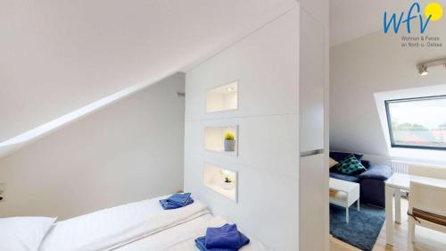 Krevet ili kreveti u jedinici u okviru objekta Seaside - Ferienwohnung 7