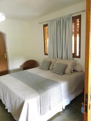 Voodi või voodid majutusasutuse Belíssima Casa Sitio em Condomínio na Serra - Paty do Alferes toas