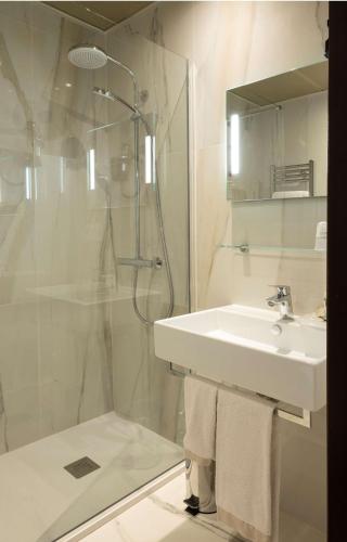 Koupelna v ubytování c-hotels Concorde