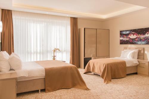 Goldhan Hotelにあるベッド
