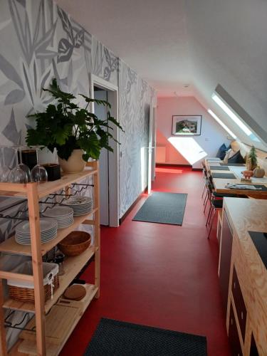 Postel nebo postele na pokoji v ubytování Appartement Am Salzbergtal