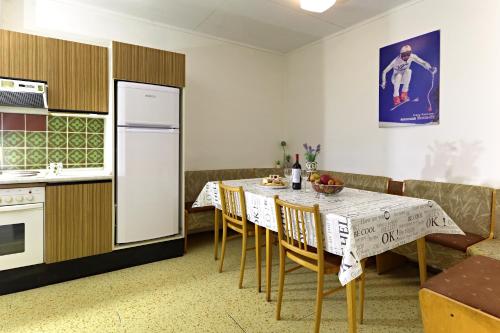 Kuchyň nebo kuchyňský kout v ubytování Chata na sjezdovce - Klepáčov