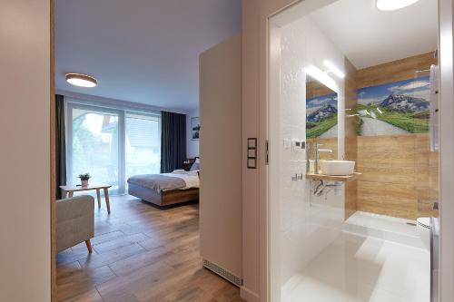 Koupelna v ubytování Tatra Square Apartments
