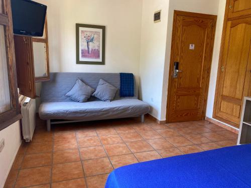 Zona de estar de Hostal Moscatel