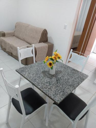 Χώρος καθιστικού στο Apart Plaza Fraga Maia