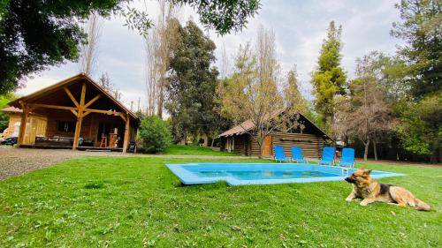 Taman di luar CABAÑA RUSTICANA