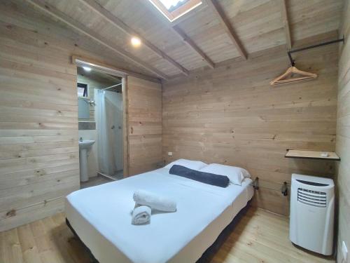 Krevet ili kreveti u jedinici u objektu Cloud9 Hostel
