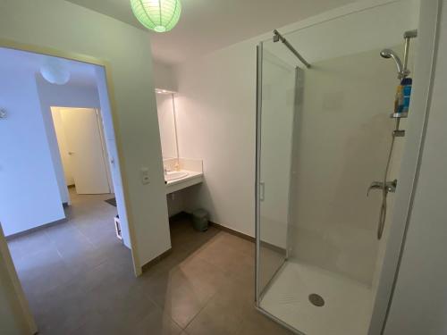 Kupatilo u objektu Chez Ngoc - Appartement Meublé