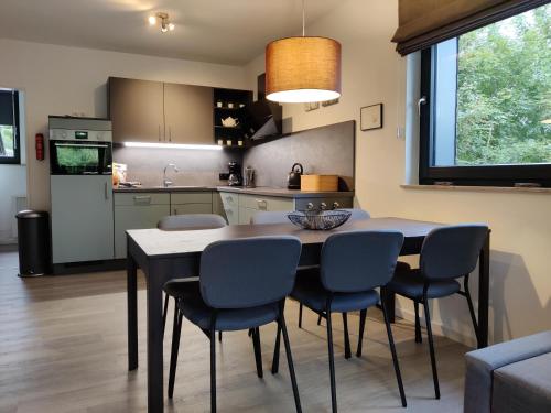 Dapur atau dapur kecil di Elpe Apartments Hochsauerland