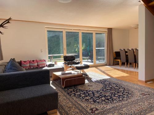 Posezení v ubytování Monika-Mellau Appartements