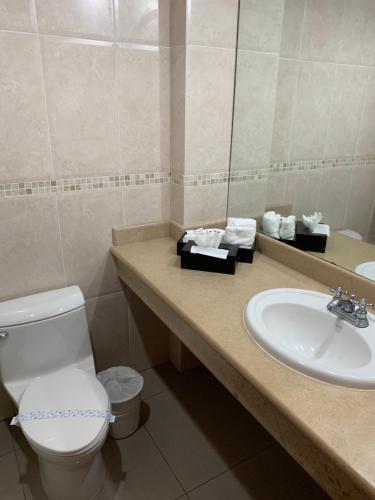 Bilik mandi di Hotel Galerias HN
