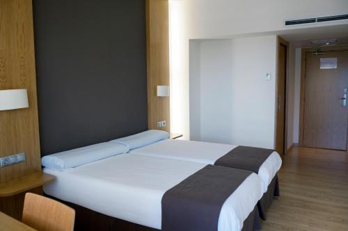 Katil atau katil-katil dalam bilik di Hotel Jatorrena
