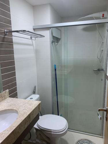 Koupelna v ubytování Park Veredas Flat 430