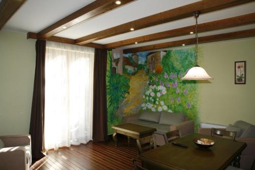 Tó apartmanházakにあるシーティングエリア