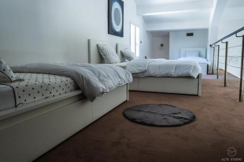 Lova arba lovos apgyvendinimo įstaigoje Casa Lagone - Villa Luxe avec Piscine et Superbe Vue