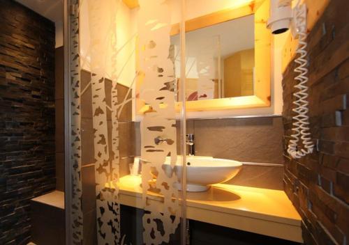 Kylpyhuone majoituspaikassa Hotel El Pilon