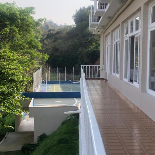 Μπαλκόνι ή βεράντα στο Pousada Marina Águas de Igaratá
