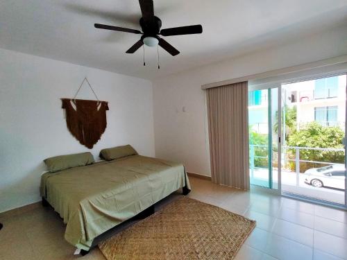 A bed or beds in a room at Casa Punta Estrella