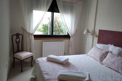 Postel nebo postele na pokoji v ubytování Apartamento nuevo con vistas