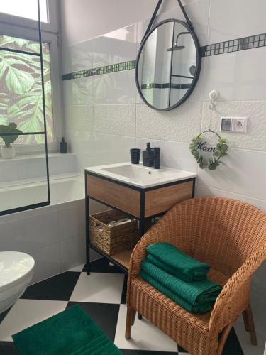Koupelna v ubytování Apartament BellaPola