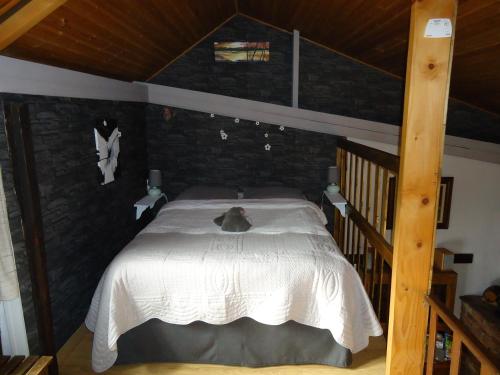 Ένα ή περισσότερα κρεβάτια σε δωμάτιο στο Holiday Home Lumassote