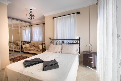 Llit o llits en una habitació de Villa Etki