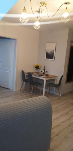 Ruang duduk di Apartamenty Nad Niwką