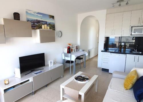Beachfront Studio Apartment Marbella center Neptuno building Tenth Floor