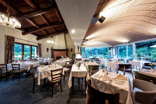 Restaurant ou autre lieu de restauration dans l'établissement Swiss Historic & Garten Hotel Villa Carona