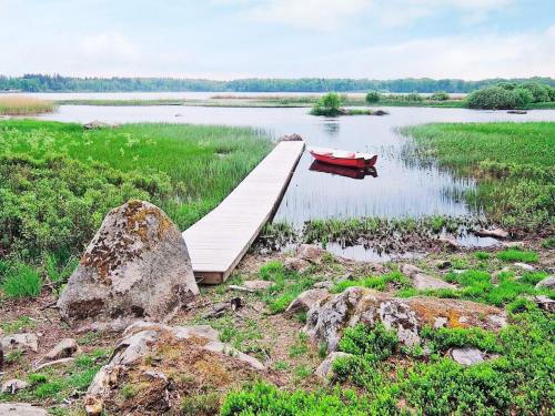Landskap semula jadi dekat dengan rumah percutian